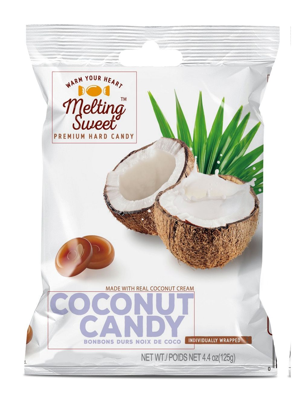 Melting Sweet Hard Candy Coconut 125 G