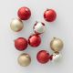 50ct Christmas 70mm Ornament Set Red & Gold - Wondershop