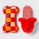 Bone & Bear Slipper Dog Toy - M - 2pk - Boots & Barkley™