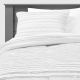 Twin Jersey Wave Comforter Set White - Pillowfort