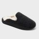 Women's dluxe by dearfoams Maci Slippers - Black M (7-8)