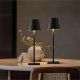 Rechargeable Cordless Table Lamp Set - 2 Pcs - BLACK