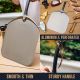 Aluminum Pizza Peel - 12" Metal Pizza Turning Paddle 