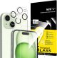 NEW'C, 3 Pack Screen Protector for iPhone 15 [6.1 inch] 