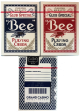 NEW BEE CASINO PLAYING CARDS ASSORTED COLORS 