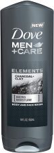 DOVE MEN CARE BODY AND FACE WASH - CHARCOAL CLAY - 400 ML.