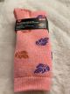 DICKIES SOCKS ALL SEASON CREW 2 PK. LADIES SOCK - DARK PINK - SIZE 6-9