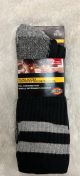 DICKIES WORK SOCKS MENS FULL CUSHIONED - 2 PK - BLACK/GREY- 10-13