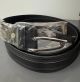 MENS SPLIT LEATHER BELTS - BLACK - SIZE 30-44 -(135)