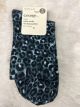 GEORGE LADIES CREW SOCKS -2 PK - SIZE 4-10 - ANIMAL PRINT AND BLACK