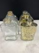 BUD VASES ASSORTED CLEAR OR GOLD (PRE$5) - 5.5 X 3.5 IN.