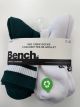 BENCH MENS MID CREW SOCKS - 8 PK. ASST. - SZ 7-12