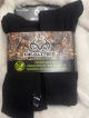 REALTREE OUTDOOR SPORT SOCK BLK- MENS - 6 PK - SZ 10-13