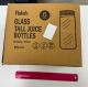 GLASS DRINKING BOTTLE - 16 OZ/ 475 ML. - SET OF 6
