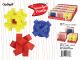 WOODEN PUZZLE - ASSORTED 3 COLORS AND SHAPES 