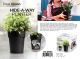 HIDE-A-WAY PLANTER - BLACK