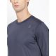 REEBOK MENS LONGSLEEVE TSHIRT -NAVY-MEDIUM