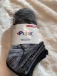 PAJAR CABADA LADIES LOW CUST SOCKS 6 PK - ASSORTED BLACK - SIZE 9-11