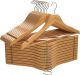 Utopia Home Pack of 20 Non-Slip Premium Wooden Hangers - 360 Degree Rotatable Hook