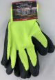 HIGH VISIBILITY WORK GLOVE ONE SIZE FITS ALL