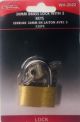 (HD-PL30)30MM BRASS LOCK WITH 3 KEYS