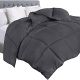 Utopia Bedding Comforter Duvet Insert Quilted Comforter with Corner Tabs - QUEEN - GREY