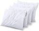 Utopia Bedding Waterproof Pillow Protectors Zippered (4 Pack, White) Queen 