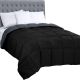 Utopia Bedding Comforters Queen Size, All Season Duvet Insert - BLACK-QUEEN SIZE