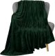 Utopia Bedding 300GSM Fleece Twin Size Bed Blanket [Forest Green, 60x50 Inch] 