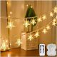 Star String Lights Battery Operated - 17 ft 50 LED Star Fairy String Lights 