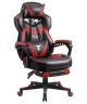 ZEANUS GAMING CHAIR WITH MASSAGE AND FOOTREST-ASSORTED COLORS