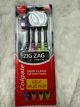 COLGATE TOOTHBRUSH ZIG ZAG CHARCOAL 4 PK - MED